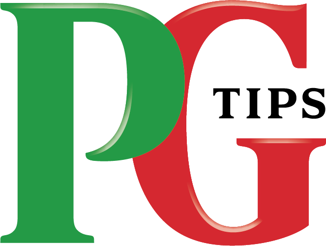 PG Tips Logo text